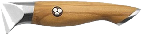 olive wood handle, real photo