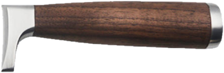 walnut wood handle, real photo